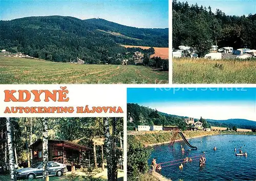AK / Ansichtskarte Kdyne Autokemp Hajovna Kdyne