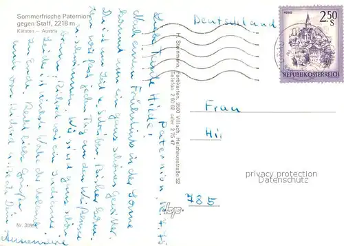 AK / Ansichtskarte Paternion Fliegeraufnahme gegen Staff Paternion