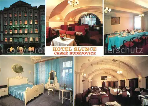 AK / Ansichtskarte Ceske_Budejovice Hotel Slunce Ceske Budejovice
