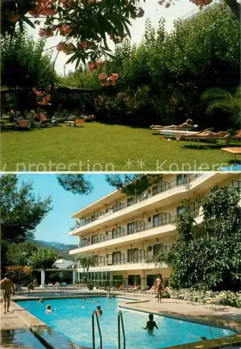 AK / Ansichtskarte Paguera_Mallorca_Islas_Baleares Hotel Nilo Pool Paguera_Mallorca