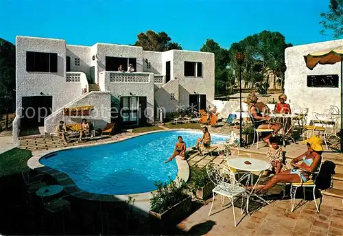 AK / Ansichtskarte Paguera_Mallorca_Islas_Baleares Hotel Villa Columbus Pool Paguera_Mallorca
