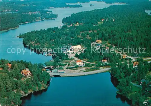 AK / Ansichtskarte Schweden Fliegeraufnahme ?ver Skaftet Schweden