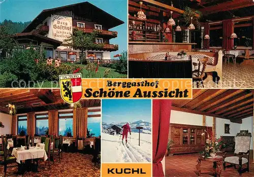 AK / Ansichtskarte Kuchl Berggasthof Sch?ne Aussicht Kuchl