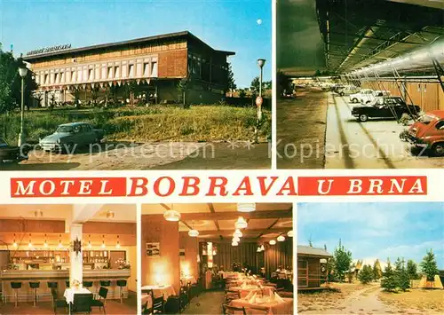 AK / Ansichtskarte Brna Motel Bobrava Bar Gastraeume Camping Brna