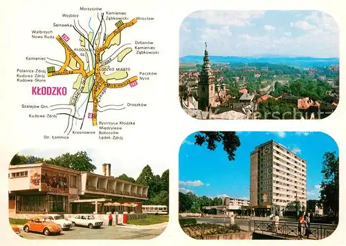 AK / Ansichtskarte Klodzko Widok ogolny Motel Ulica Daszynskiego Klodzko