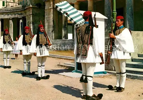 AK / Ansichtskarte Corfu_Korfu Koenigliche Schutzwache Corfu Korfu