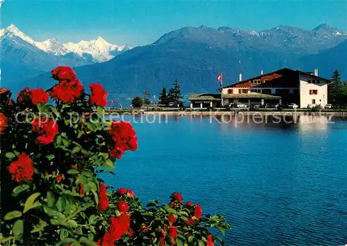AK / Ansichtskarte Montana Vermala Hotel du Lac et vue sur les Alpes Montana Vermala