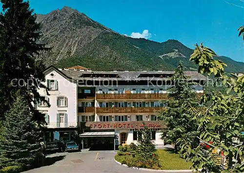 AK / Ansichtskarte Algund_Merano Kur  und Sporthotel des Alpes Algund Merano