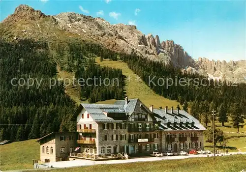 AK / Ansichtskarte Karerpass_Suedtirol Berghotel Dolomiten Hotel Passo Carezza Dolomiti Passo Costalunga Karerpass Suedtirol