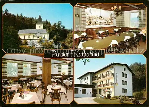 AK / Ansichtskarte St_Veit_Jauntal Gasthof Pension Katharina Restaurant Kapelle 