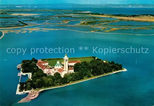 AK / Ansichtskarte Isola_di_Barbana Panorama aereo Isola_di_Barbana