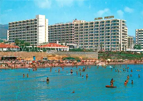 AK / Ansichtskarte Torremolinos Hotel Aloha Puerto y playa Torremolinos