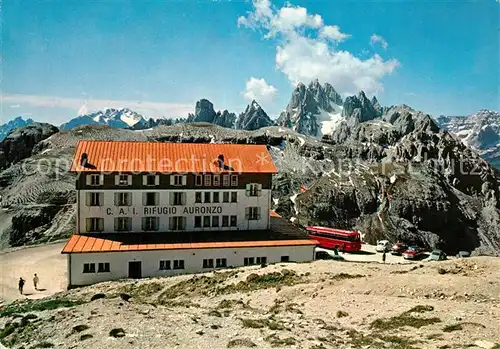 AK / Ansichtskarte Misurina Rifugio Auronzo Cadini Dolomiti Berghuette Dolomiten Misurina