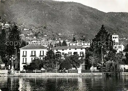 AK / Ansichtskarte Locarno_Lago_Maggiore Hotel Sonne am See Locarno_Lago_Maggiore