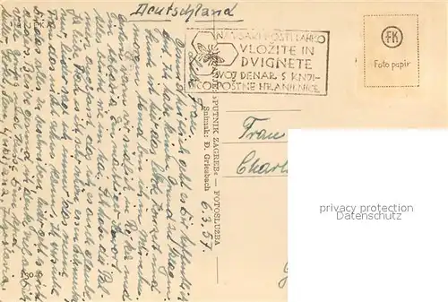 AK / Ansichtskarte Rijeka_Fiume Hafen Rijeka Fiume