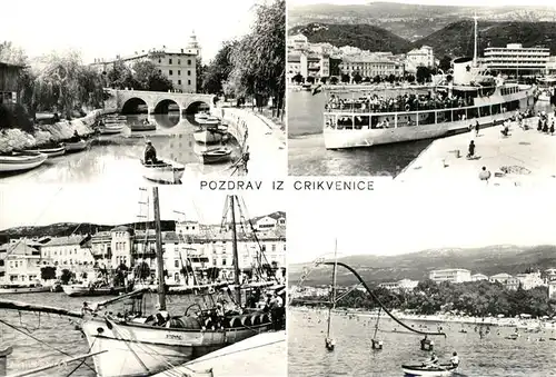 AK / Ansichtskarte Crikvenica_Kroatien Hafen Crikvenica Kroatien