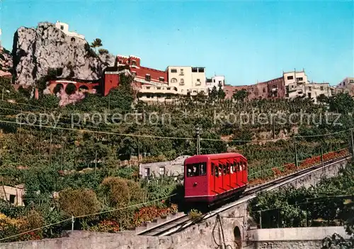 AK / Ansichtskarte Capri Drahtseilbahn Capri