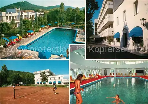 AK / Ansichtskarte Abano_Terme Hotel Ermitage Bel Air Pool Tennisplatz Hallenbad Abano Terme