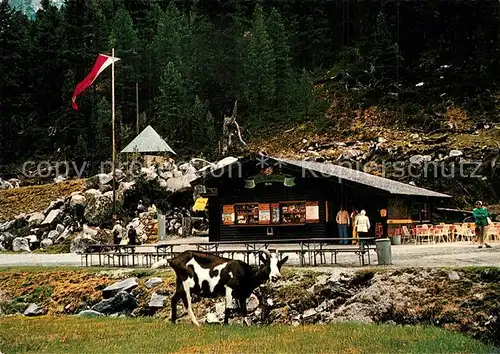 AK / Ansichtskarte Zillertal_Tirol Kiosk Zamsgatterl am Schlegeis Stausee Zillertal_Tirol