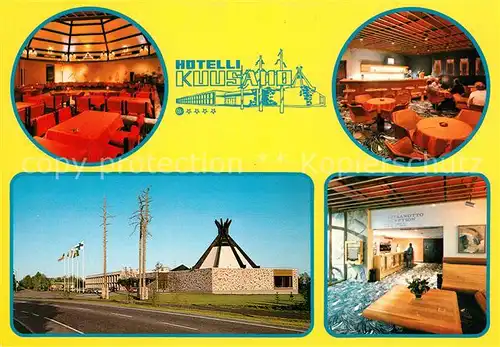 AK / Ansichtskarte Kuusamo Hotelli Kuusamo Gastraeume Rezeption Kuusamo
