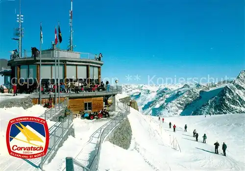 AK / Ansichtskarte Corvatsch_Silvaplana_GR Bergstation Corvatsch_Silvaplana_GR
