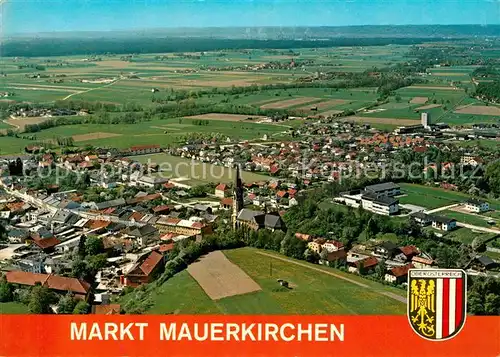 AK / Ansichtskarte Mauerkirchen Fliegeraufnahme Mauerkirchen