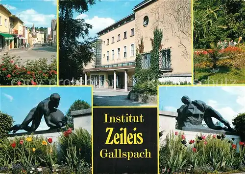 AK / Ansichtskarte Gallspach Institut Zeileis Skulpturen Details Gallspach