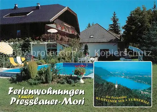 AK / Ansichtskarte St_Kanzian_Klopeiner_See Ferienwohnungen Fam Presslauer Mori St_Kanzian_Klopeiner_See