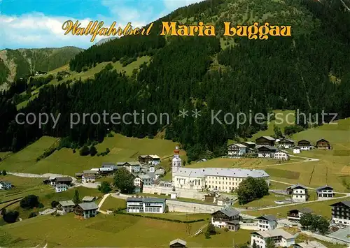 AK / Ansichtskarte Maria Luggau Wallfahrtskirche Fliegeraufnahme Maria Luggau