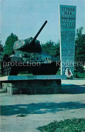 AK / Ansichtskarte Pskov Denkmal zu Ehren der Befreiung der Stadt von den Nazi Invasoren Pskov