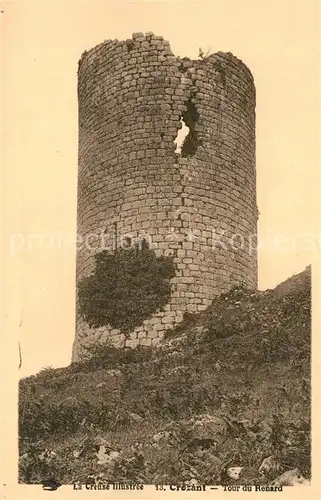 AK / Ansichtskarte Crozant Tour de Renard Crozant