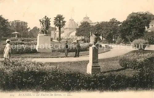 AK / Ansichtskarte Rennes_Ille et Vilaine Le Thabor les Serres 