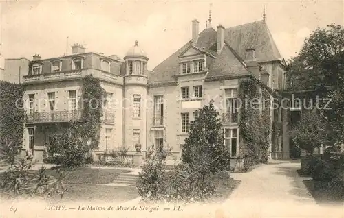 AK / Ansichtskarte Vichy_Allier Maison de Mme de Sevigne Vichy Allier