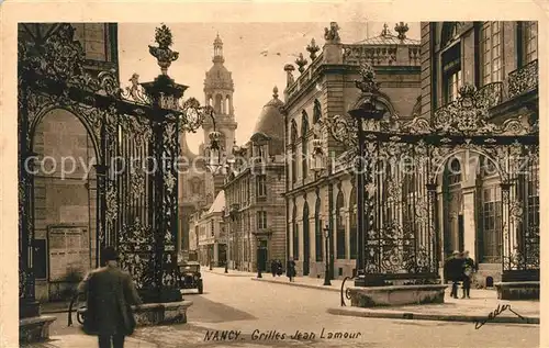 AK / Ansichtskarte Nancy_Lothringen Grilles Jean Lamour Nancy Lothringen