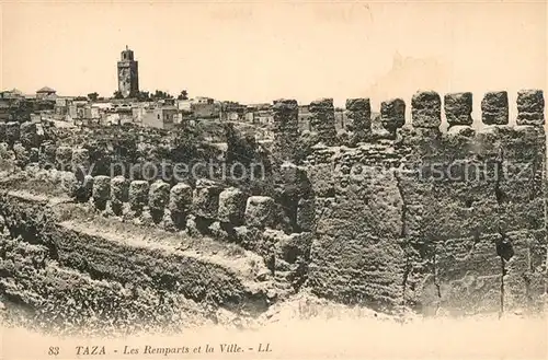 AK / Ansichtskarte Taza Les Remparts la Ville Taza