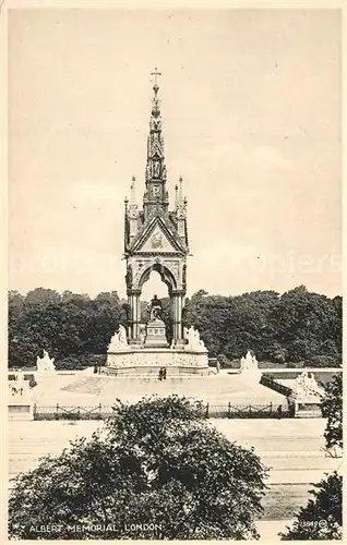 AK / Ansichtskarte London Albert Memorial London