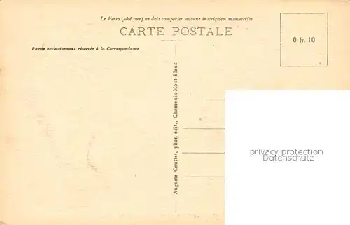 AK / Ansichtskarte Chamonix Aiguille Verte Col de Balme Chamonix