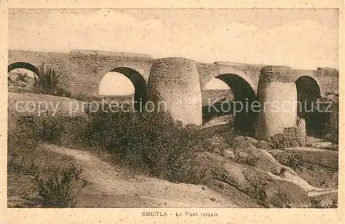 AK / Ansichtskarte Sbeitla Pont ramain Sbeitla