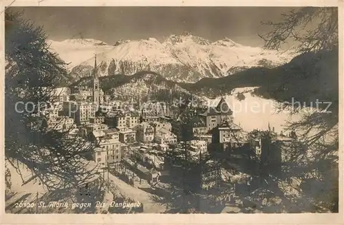 AK / Ansichtskarte St_Moritz_GR Panorama St_Moritz_GR