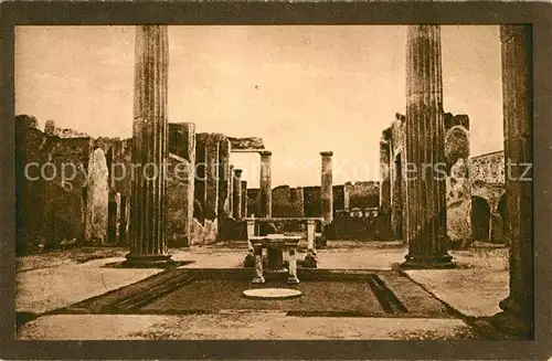 AK / Ansichtskarte Pompei Atrium Pompei
