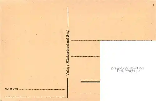 AK / Ansichtskarte Steyl Missionshaus Herz Jesu Berg Steyl