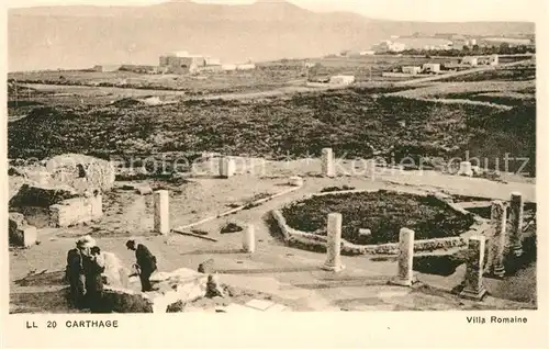 AK / Ansichtskarte Carthage_Karthago Villa Romaine Carthage Karthago