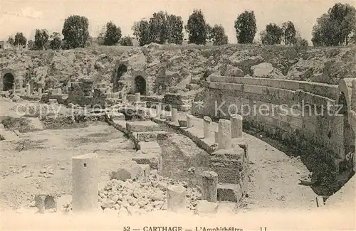 AK / Ansichtskarte Carthage_Karthago Amphitheatre Carthage Karthago