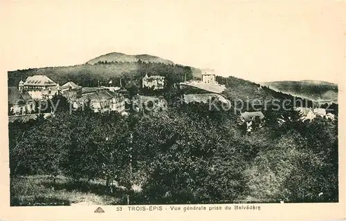 AK / Ansichtskarte Trois_Epis_Haut_Rhin_Elsass Panorama Belvedere Trois_Epis
