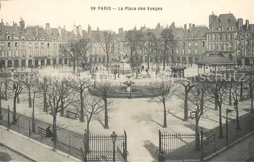 AK / Ansichtskarte Paris Place des Vosges Paris