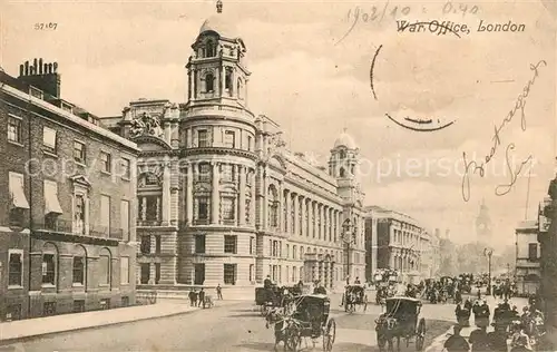 AK / Ansichtskarte London War Office London