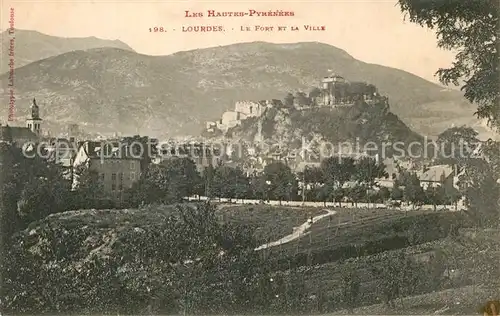 AK / Ansichtskarte Lourdes_Hautes_Pyrenees Fort La Ville Lourdes_Hautes_Pyrenees