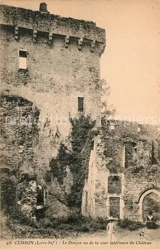 AK / Ansichtskarte Clisson Le Donjon Chateau Clisson