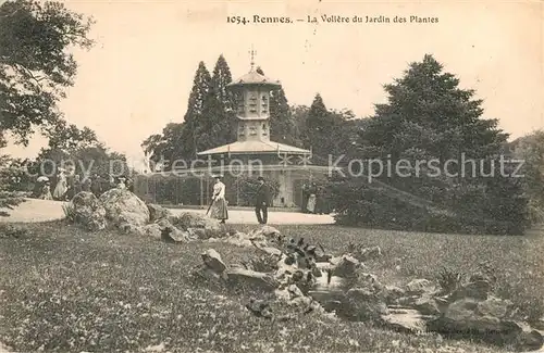 AK / Ansichtskarte Rennes_Ille et Vilaine La Voliere du Jardin des Plantes 