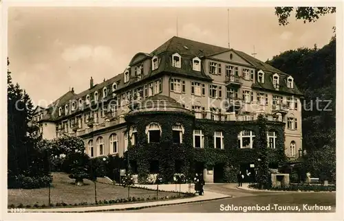 AK / Ansichtskarte Schlangenbad_Taunus Kurhaus Schlangenbad_Taunus